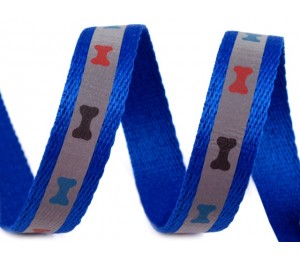 GURTBAND 20mm Reflektorstreifen Knochen